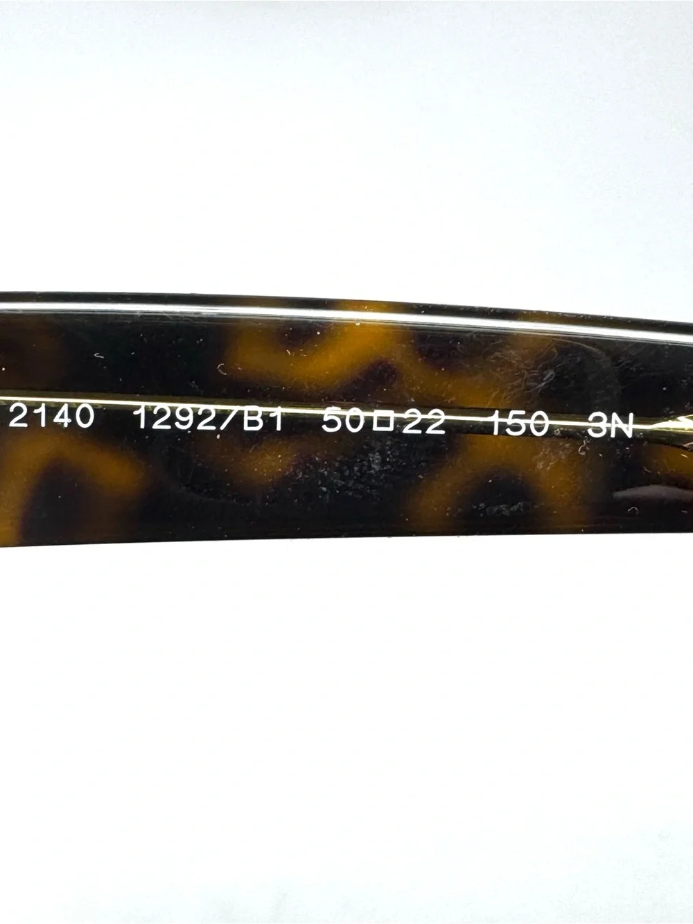 Authentic Ray-Ban Original RB 2140 Wayfarer Sunglasses Tortoise Made In Italy
